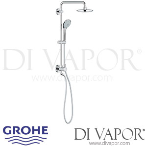 Grohe RetroFit 180 Shower System with Diverter - 2013 to 2017 - Spare Parts 26190000 GEN1